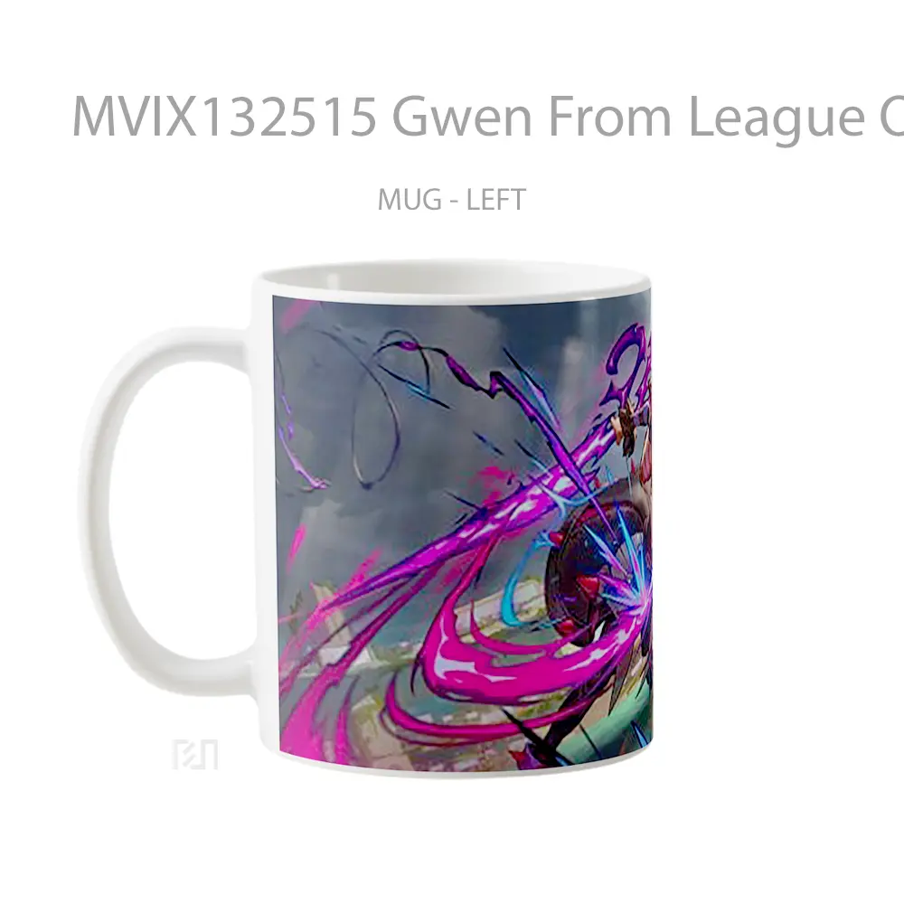 Mug Gwen From League Of Legends Soul Fighter Cangkir Gamer - All-side / Desain