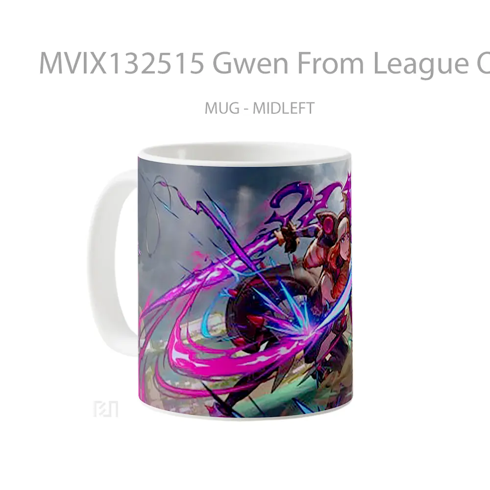Mug Gwen From League Of Legends Soul Fighter Cangkir Gamer - All-side / Desain