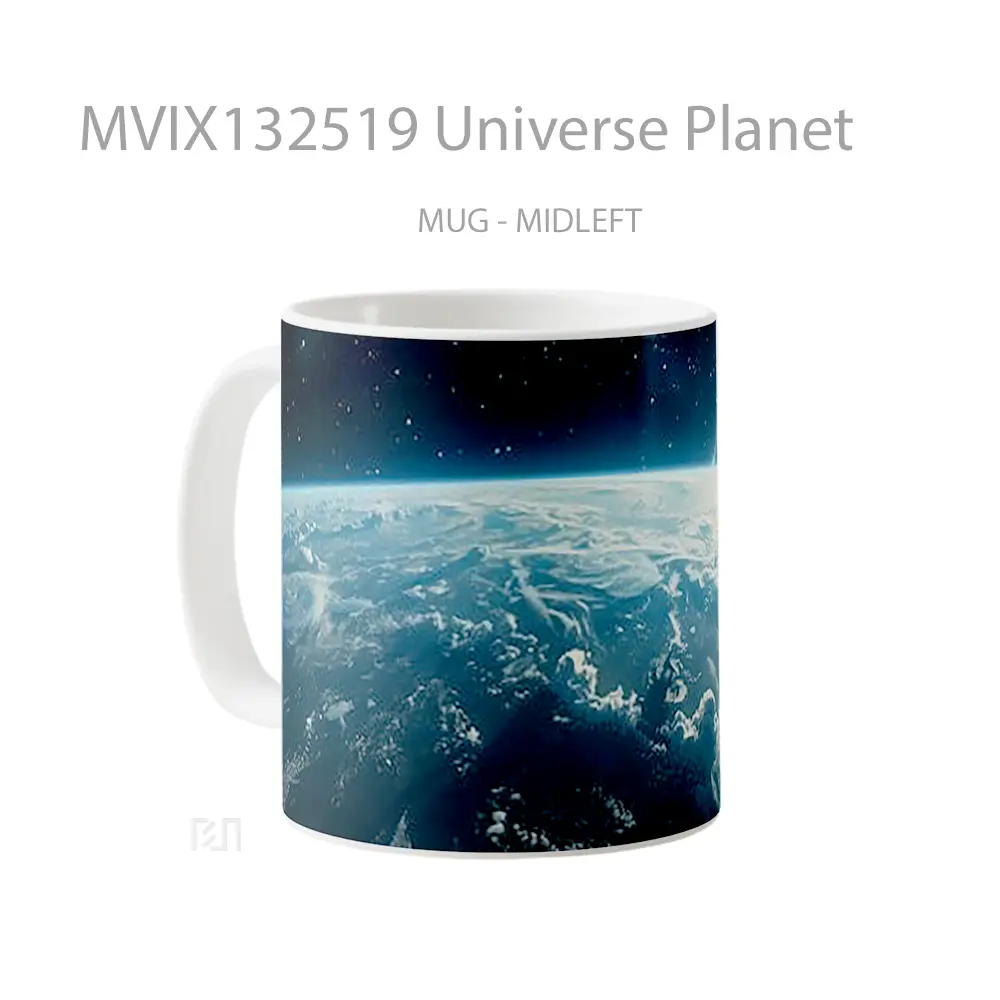 Mug Universe Planet Gelas Astronomi - All-side / Desain