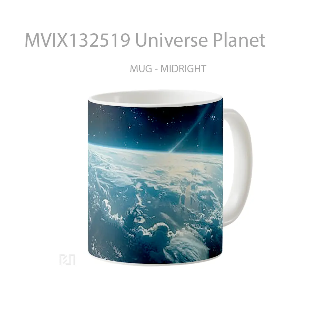 Mug Universe Planet Gelas Astronomi - All-side / Desain
