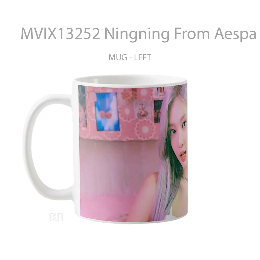 Mug Ningning From Aespa Life S Too Short Gelas Keramik Unik - All-side / Desain