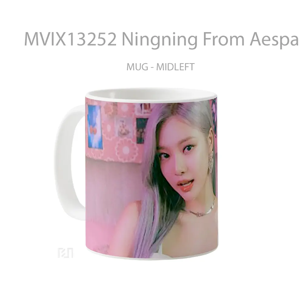 Mug Ningning From Aespa Life S Too Short Gelas Keramik Unik - All-side / Desain