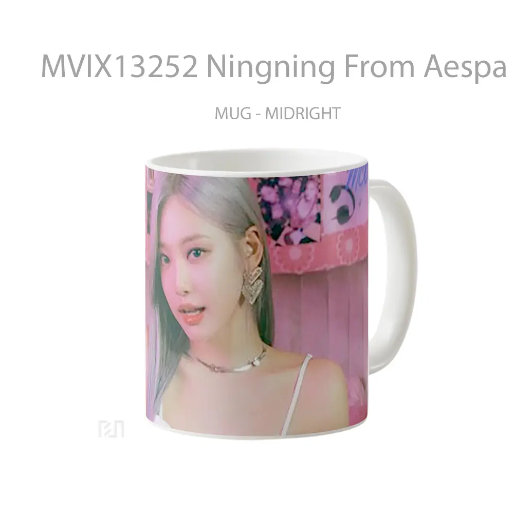 Mug Ningning From Aespa Life S Too Short Gelas Keramik Unik - All-side / Desain