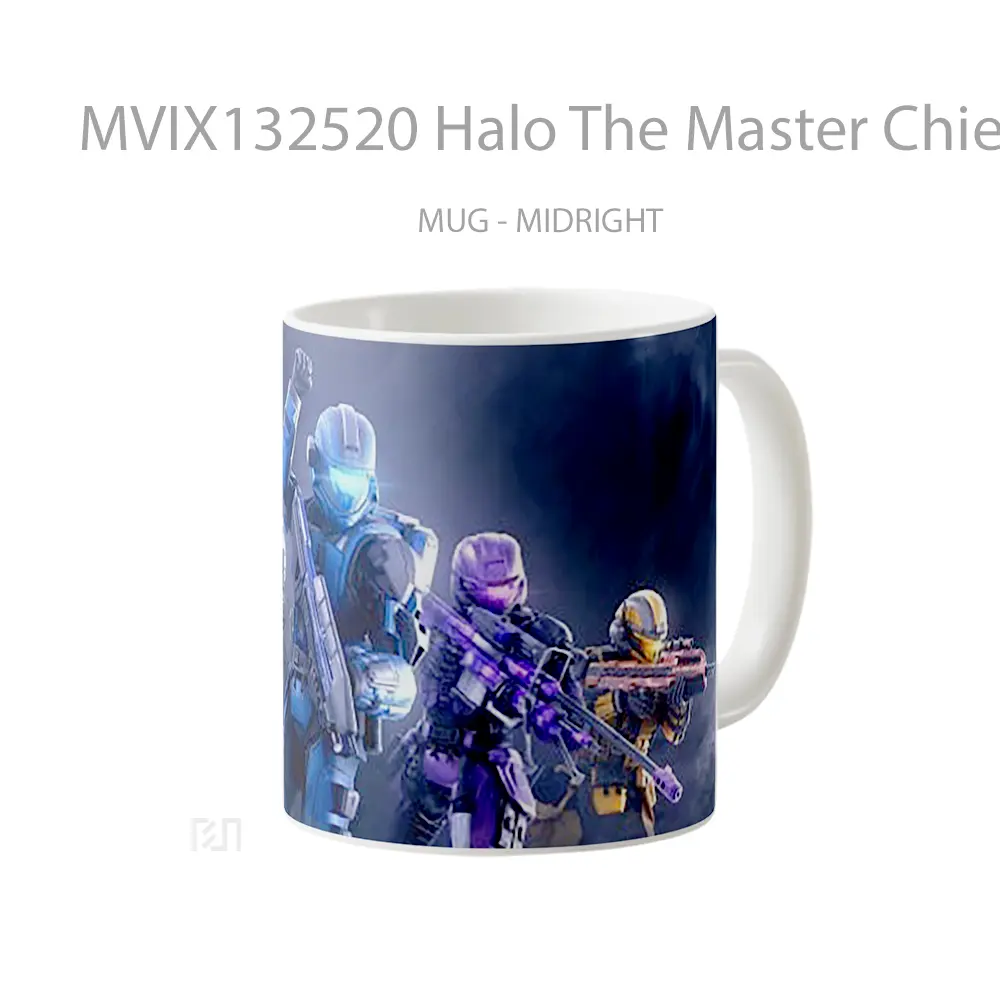 Mug Halo The Master Chief Collection V2 Cangkir Gamer - All-side / Desain
