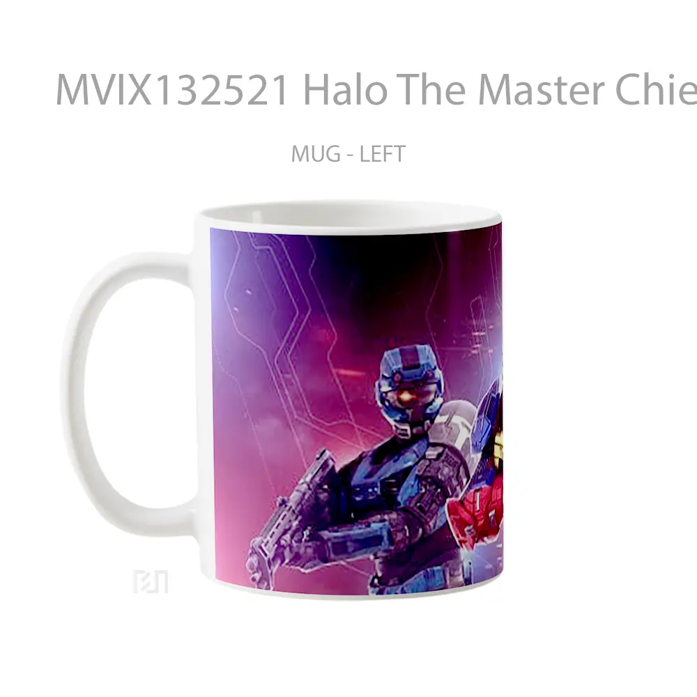 Mug Halo The Master Chief Collection V3 Cangkir Gamer - All-side / Desain