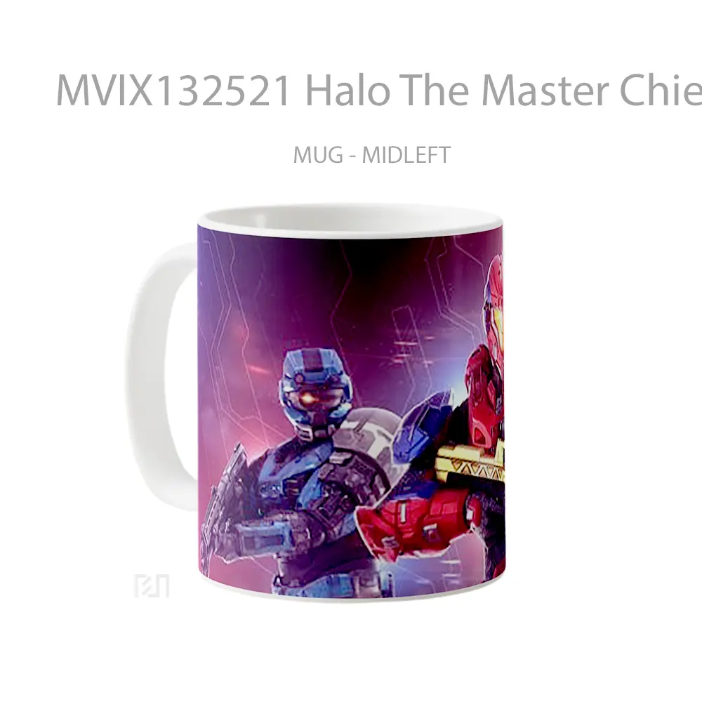 Mug Halo The Master Chief Collection V3 Cangkir Gamer - All-side / Desain