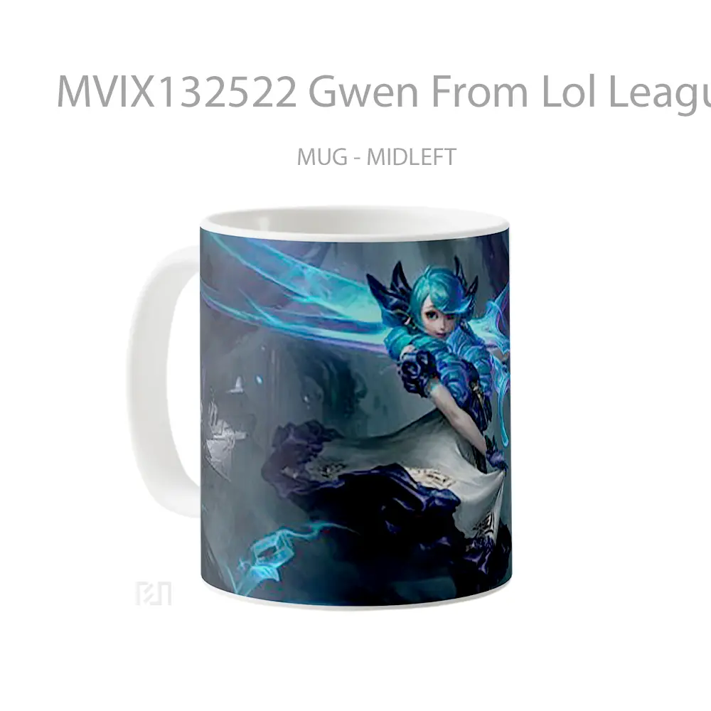 Mug Gwen From Lol League Of Legends Cangkir Gamer - All-side / Desain