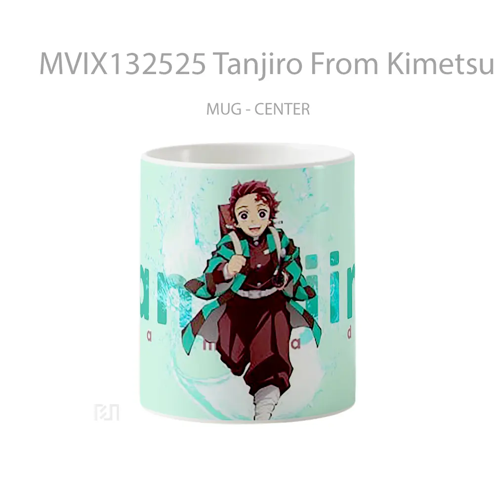 Mug Tanjiro From Kimetsu No Yaiba Cangkir Anime