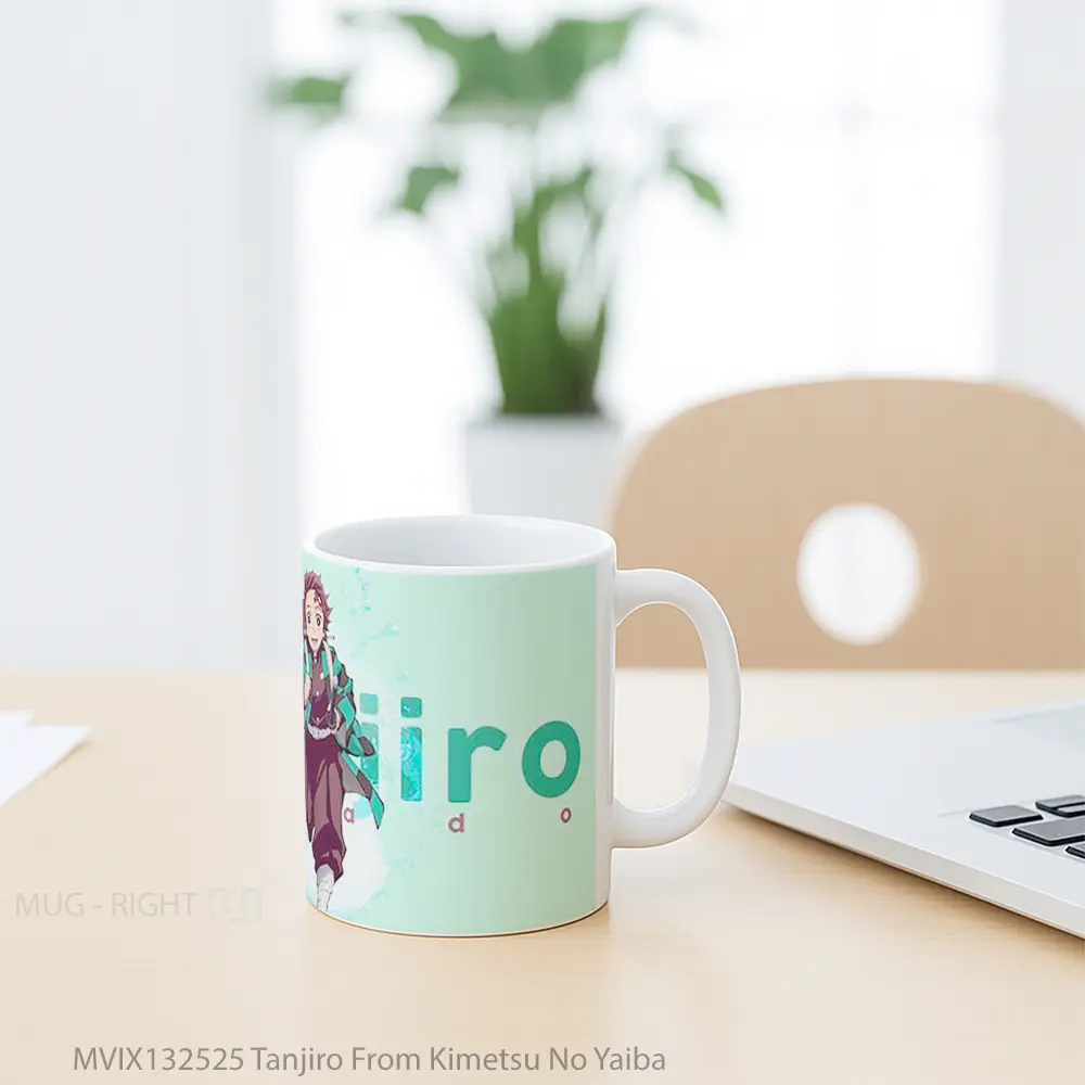 Mug Tanjiro From Kimetsu No Yaiba Cangkir Anime - All-side / Desain