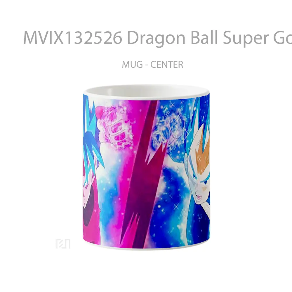 Mug Dragon Ball Super Goku And Vegeta Super Saiyan Blue Cangkir Anime
