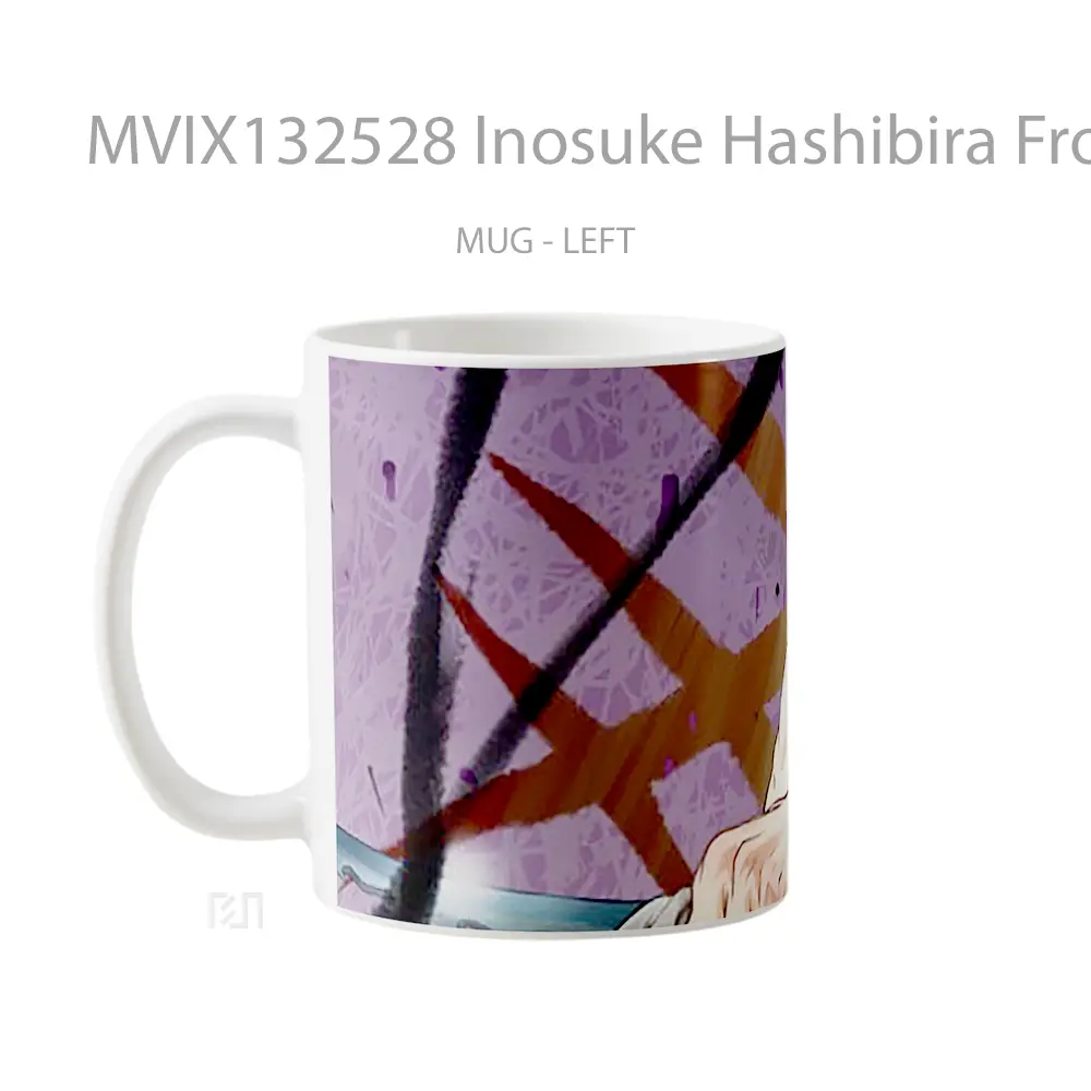 Mug Inosuke Hashibira From Demon Slayer V2 Cangkir Anime - All-side / Desain