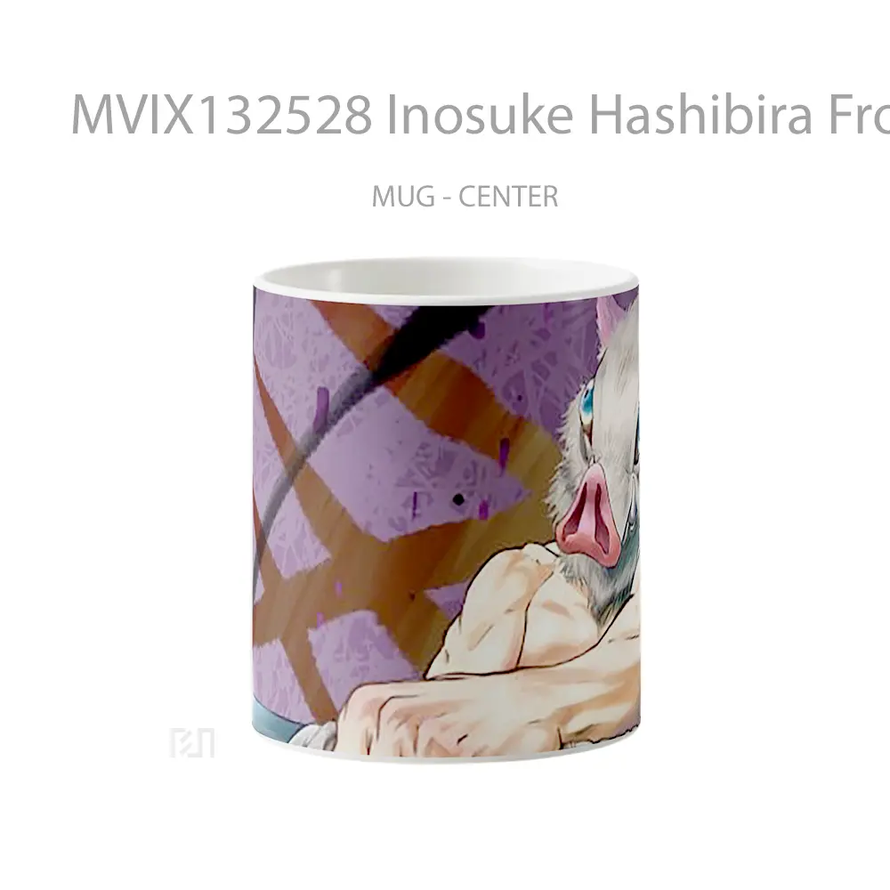Mug Inosuke Hashibira From Demon Slayer V2 Cangkir Anime