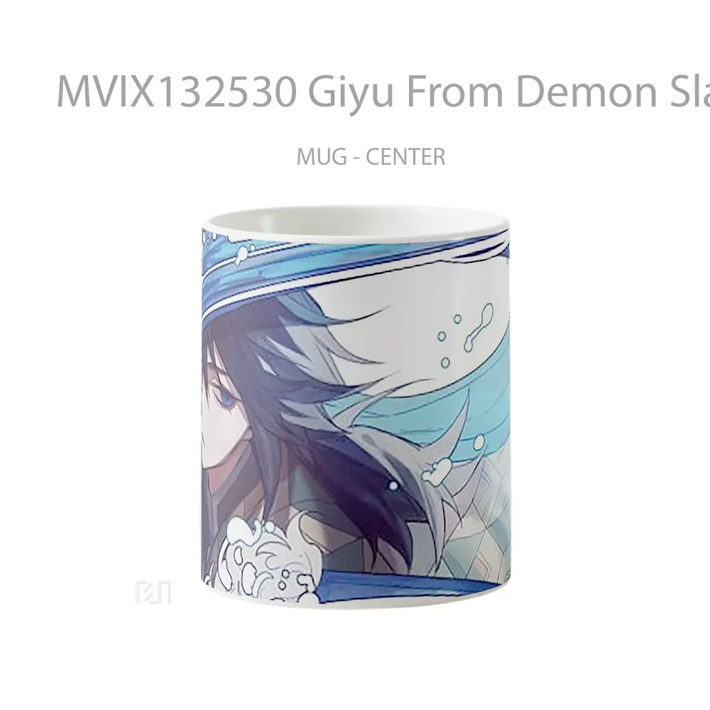 Mug Giyu From Demon Slayer Cangkir Anime