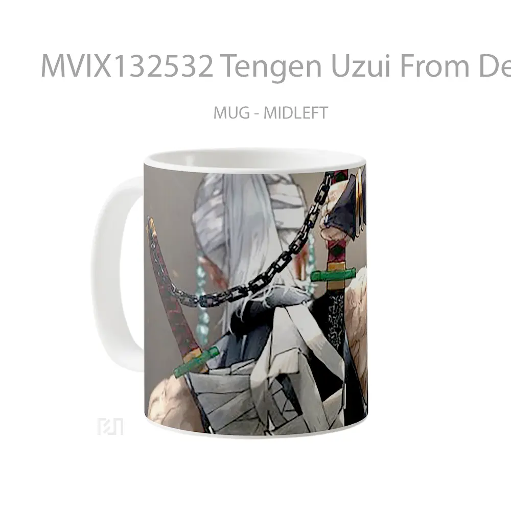Mug Tengen Uzui From Demon Slayer V1 Cangkir Anime - All-side / Desain