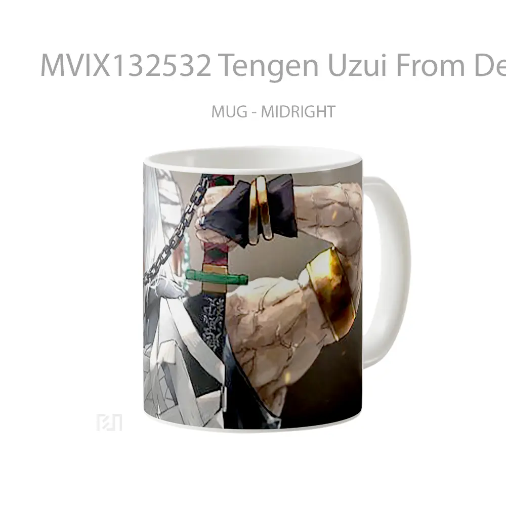 Mug Tengen Uzui From Demon Slayer V1 Cangkir Anime - All-side / Desain