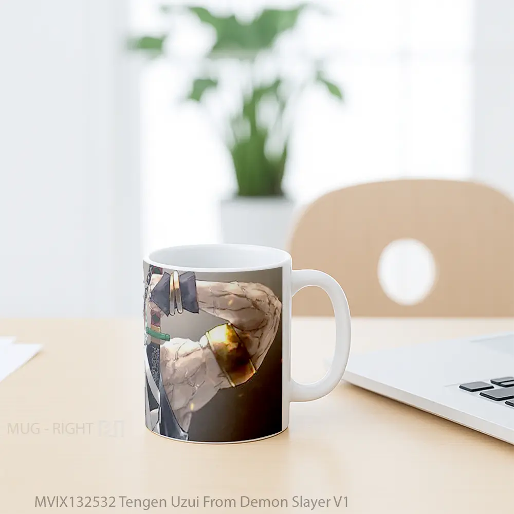 Mug Tengen Uzui From Demon Slayer V1 Cangkir Anime - All-side / Desain