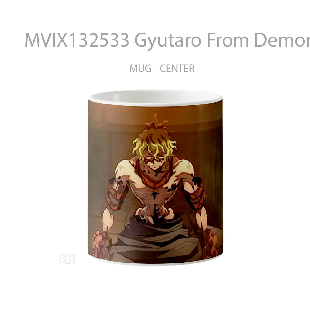 Mug Gyutaro From Demon Slayer Cangkir Anime