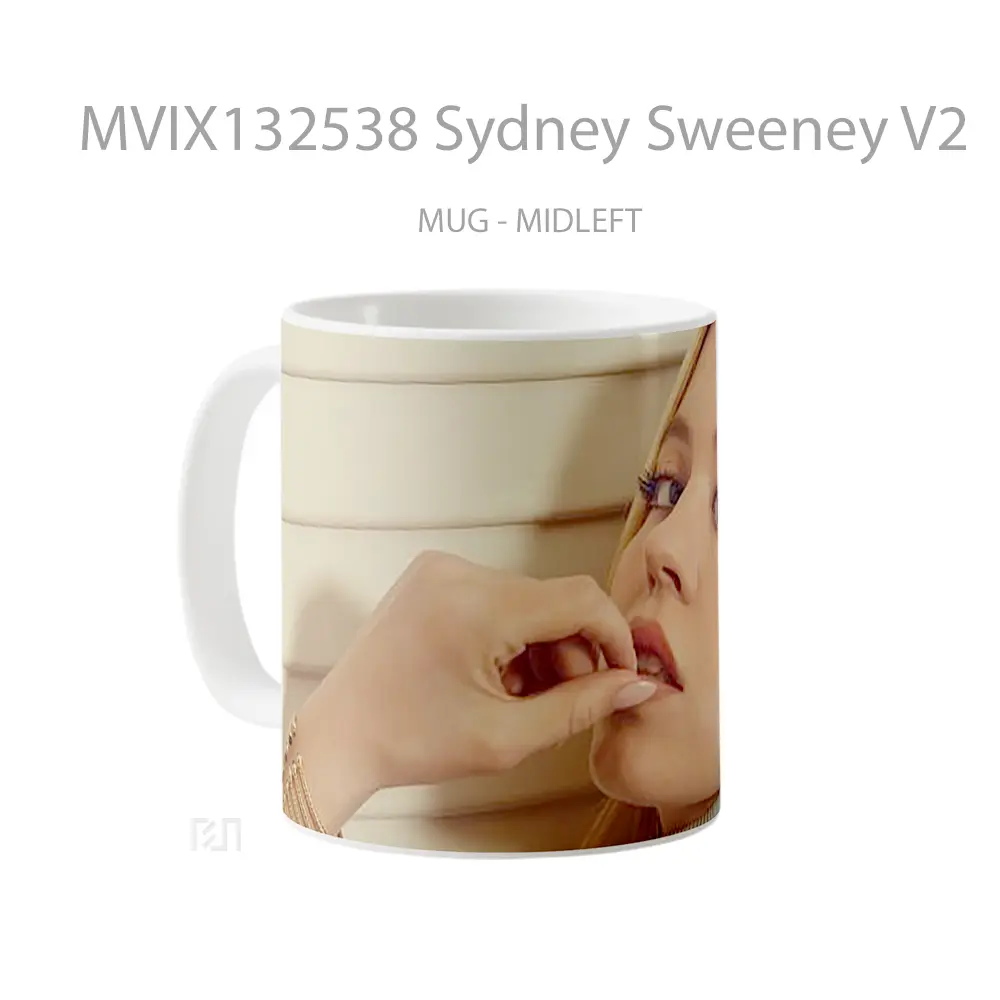 Mug Sydney Sweeney V2 Gelas Keramik Unik - All-side / Desain
