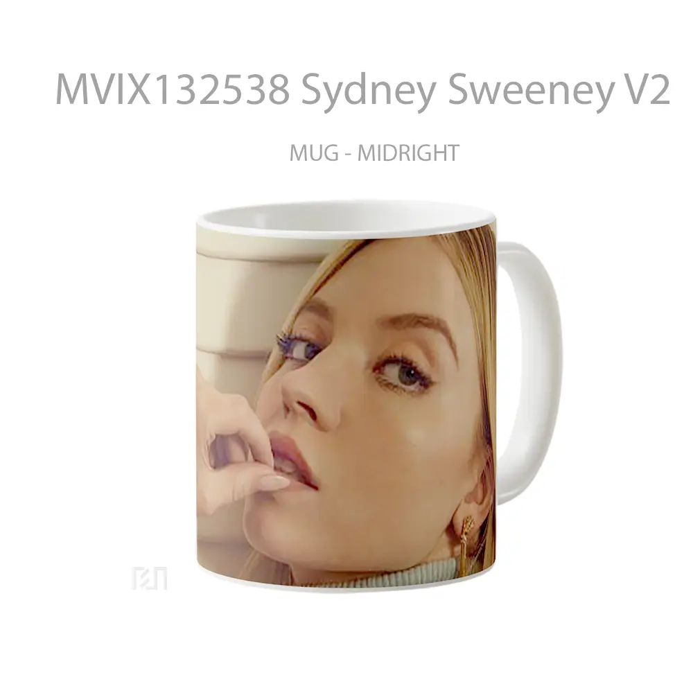 Mug Sydney Sweeney V2 Gelas Keramik Unik - All-side / Desain