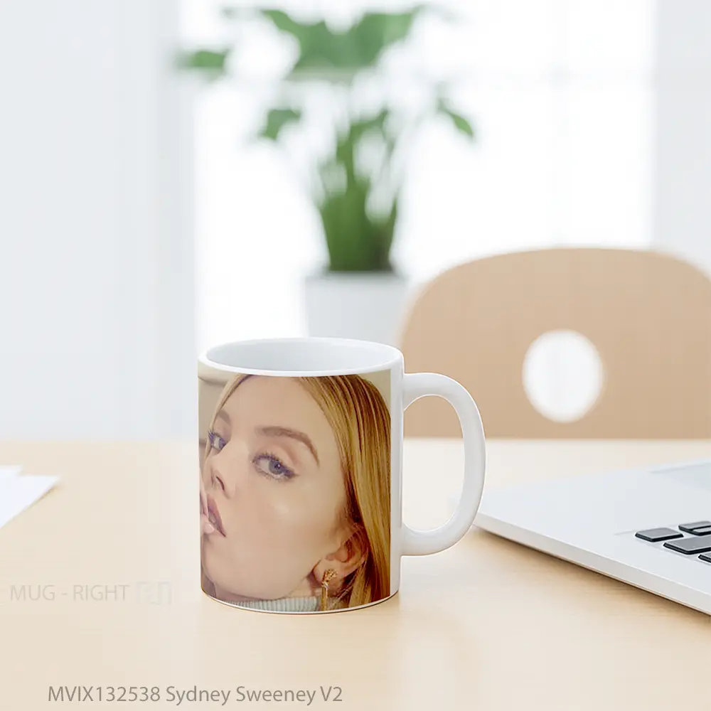 Mug Sydney Sweeney V2 Gelas Keramik Unik - All-side / Desain
