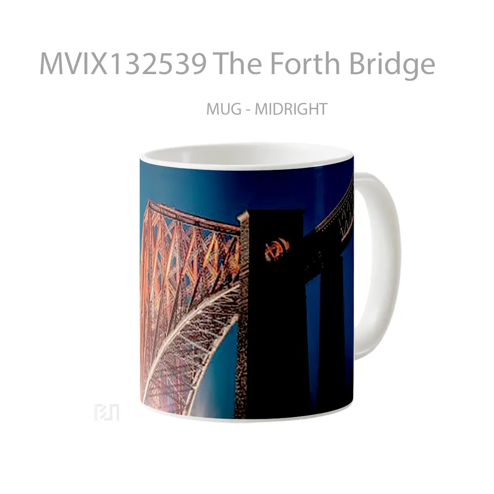 Mug The Forth Bridge Gelas Keramik Unik - All-side / Desain
