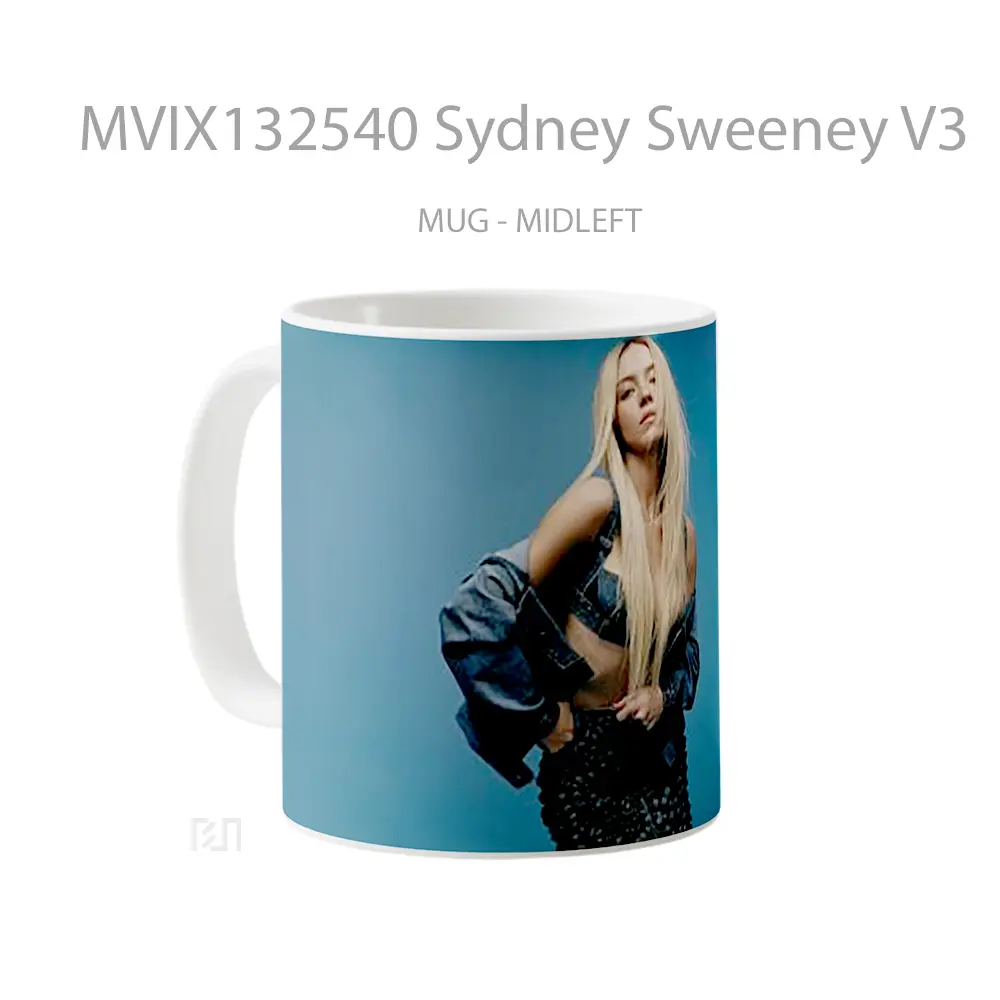 Mug Sydney Sweeney V3 Gelas Keramik Unik - All-side / Desain