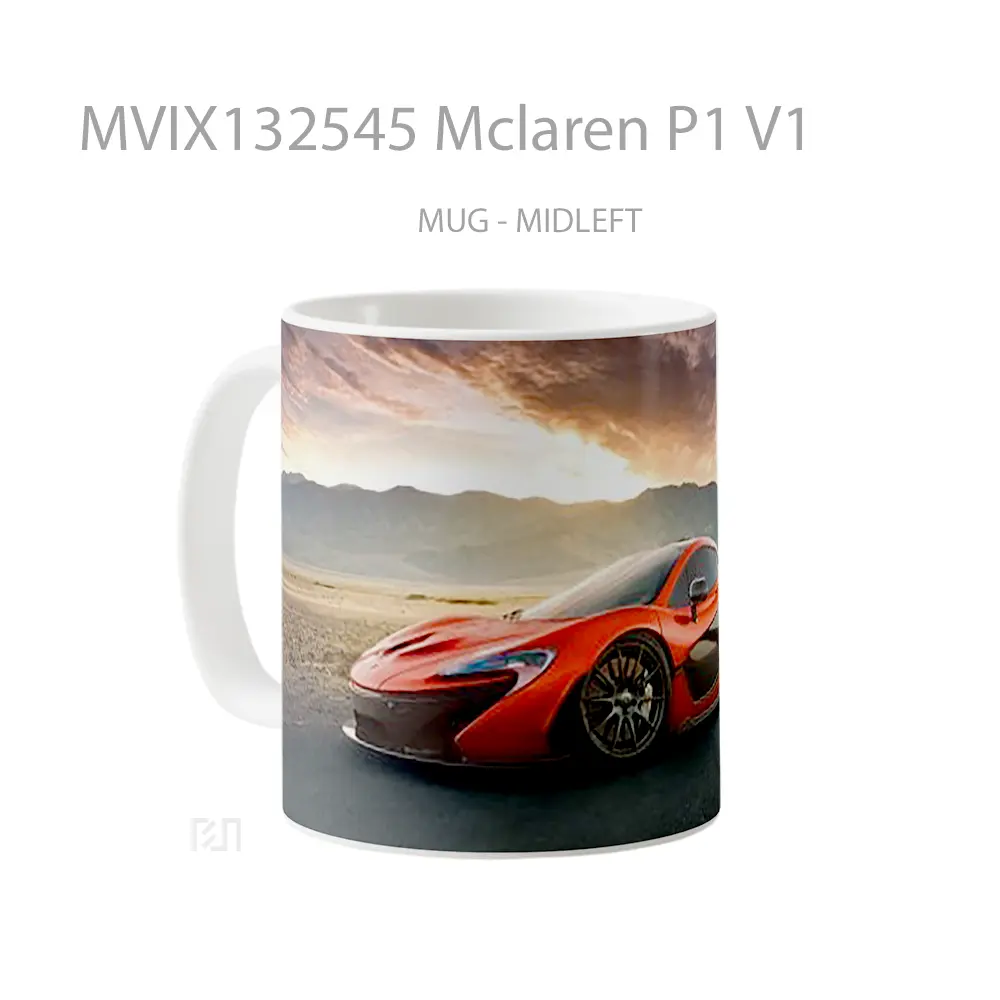 Mug Mclaren P1 V1 Gelas Keramik Unik - All-side / Desain