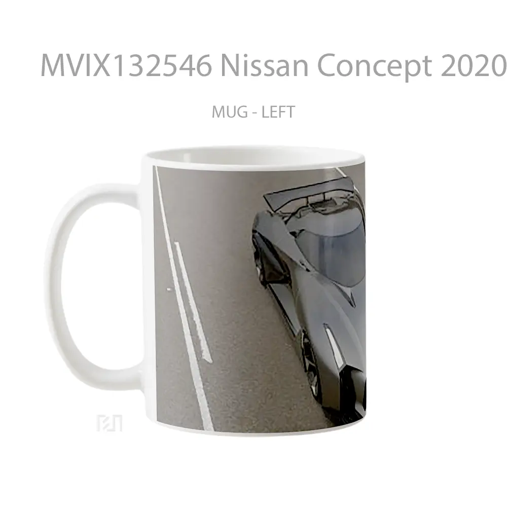 Mug Nissan Concept 2020 Vision Gran Turismo Gelas Superhero - All-side / Desain