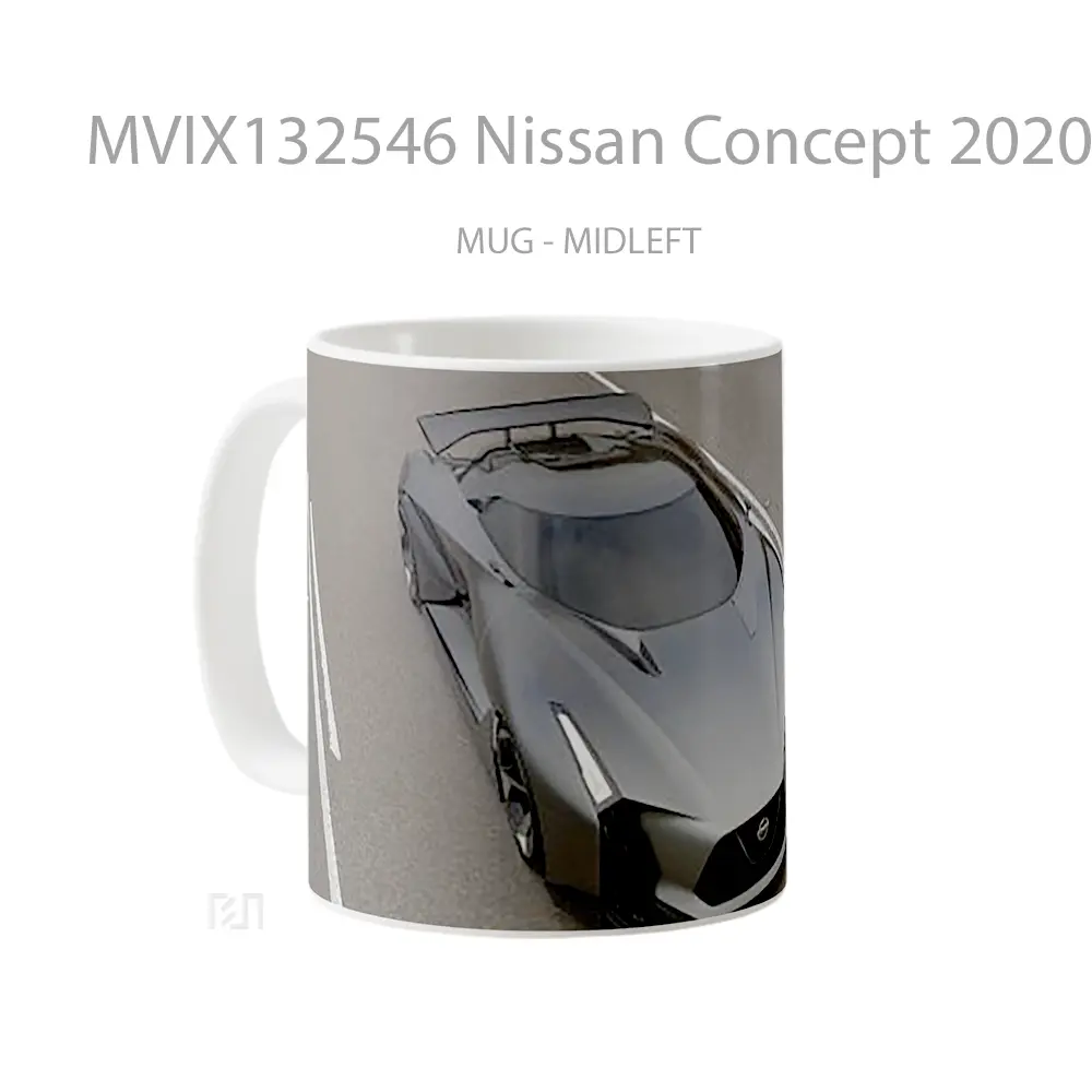 Mug Nissan Concept 2020 Vision Gran Turismo Gelas Superhero - All-side / Desain