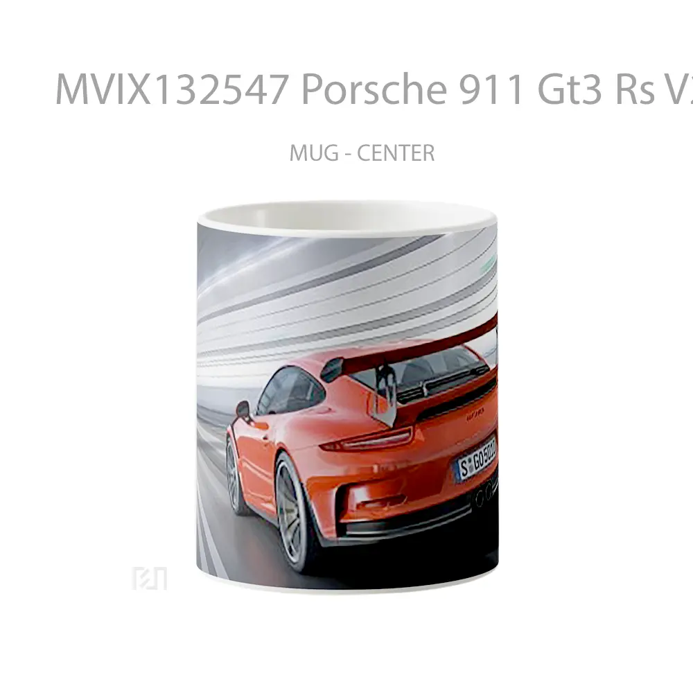 Mug Porsche 911 Gt3 Rs V2 Cangkir Mobil
