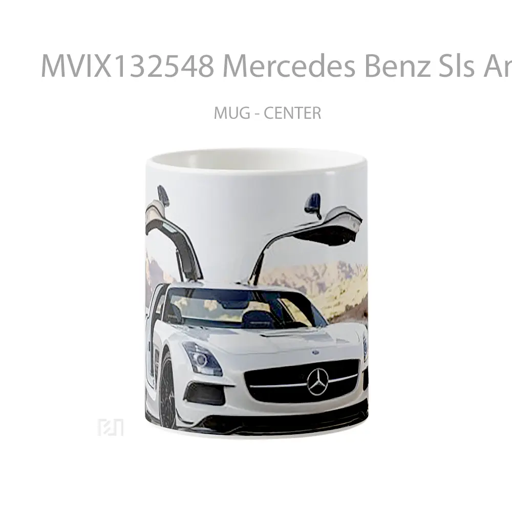 Mug Mercedes Benz Sls Amg Black Series Cangkir Mobil