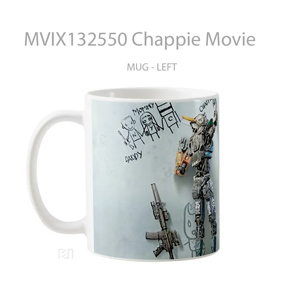Mug Chappie Movie Gelas Keramik Unik - All-side / Desain