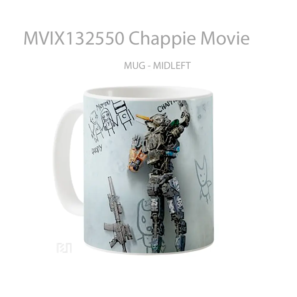 Mug Chappie Movie Gelas Keramik Unik - All-side / Desain