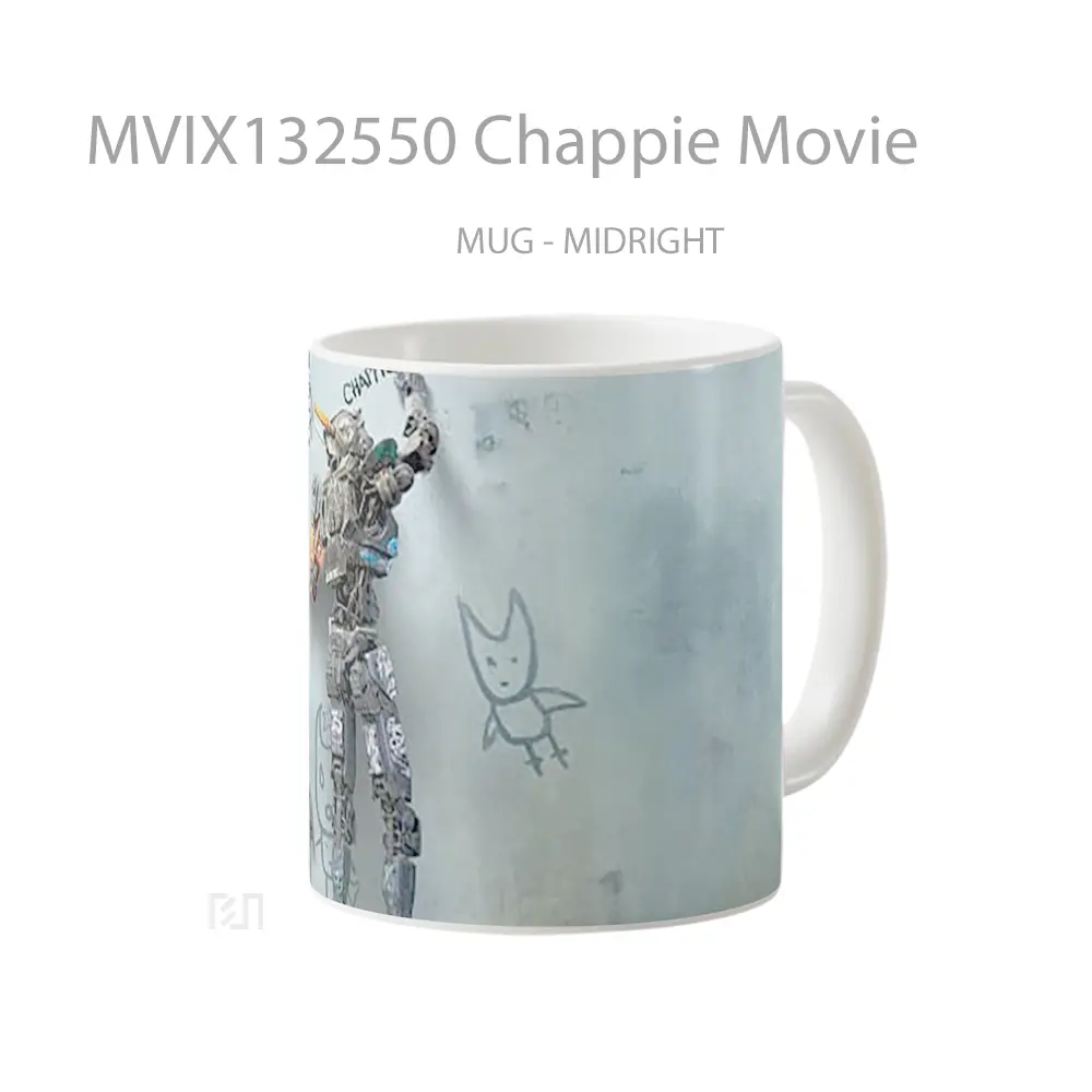 Mug Chappie Movie Gelas Keramik Unik - All-side / Desain