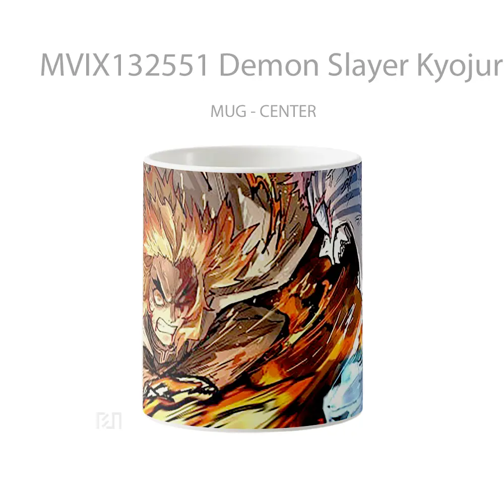 Mug Demon Slayer Kyojuro Rengoku Vs Akaza Cangkir Anime