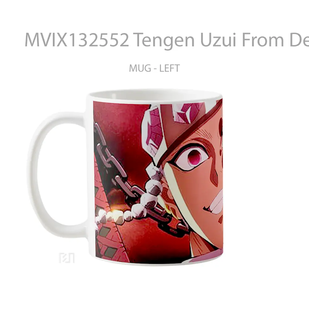 Mug Tengen Uzui From Demon Slayer V2 Cangkir Anime - All-side / Desain