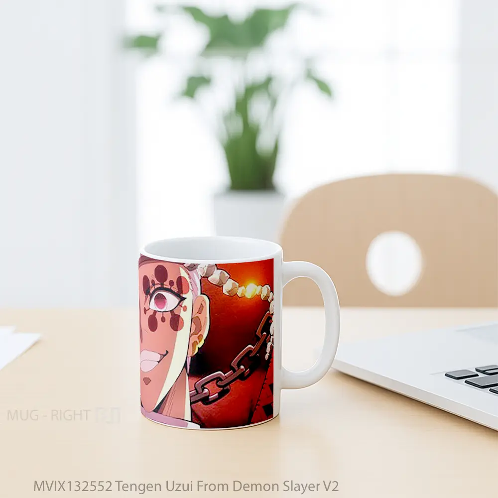 Mug Tengen Uzui From Demon Slayer V2 Cangkir Anime - All-side / Desain