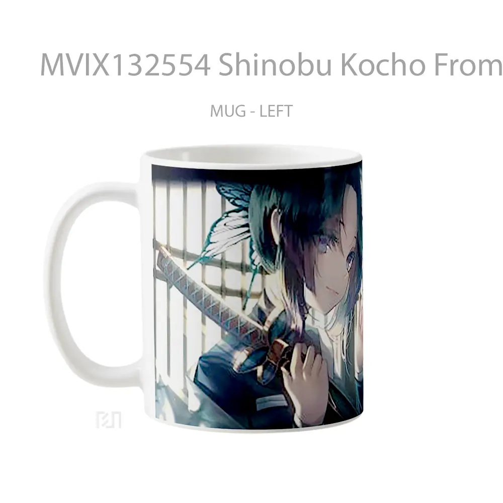 Mug Shinobu Kocho From Demon Slayer V3 Cangkir Anime - All-side / Desain