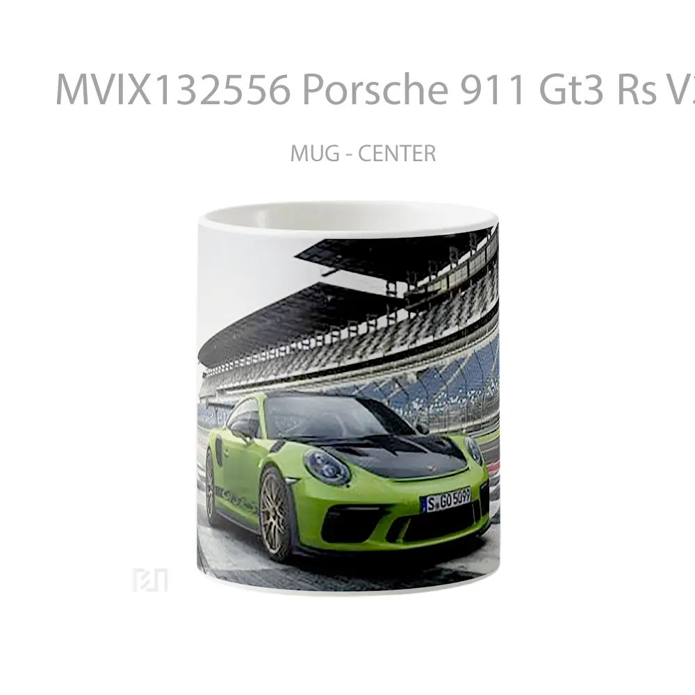 Mug Porsche 911 Gt3 Rs V3 Cangkir Mobil