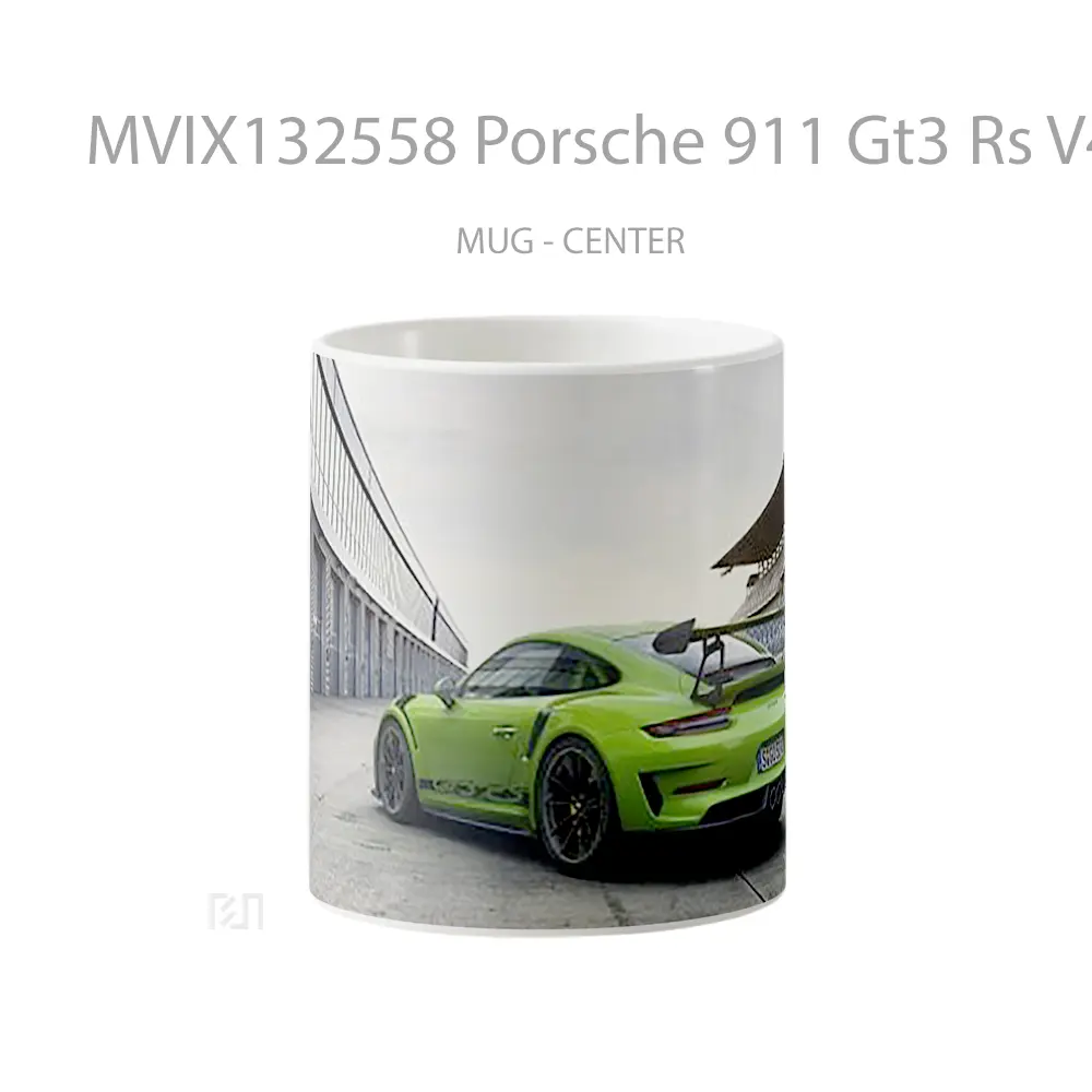 Mug Porsche 911 Gt3 Rs V4 Cangkir Mobil