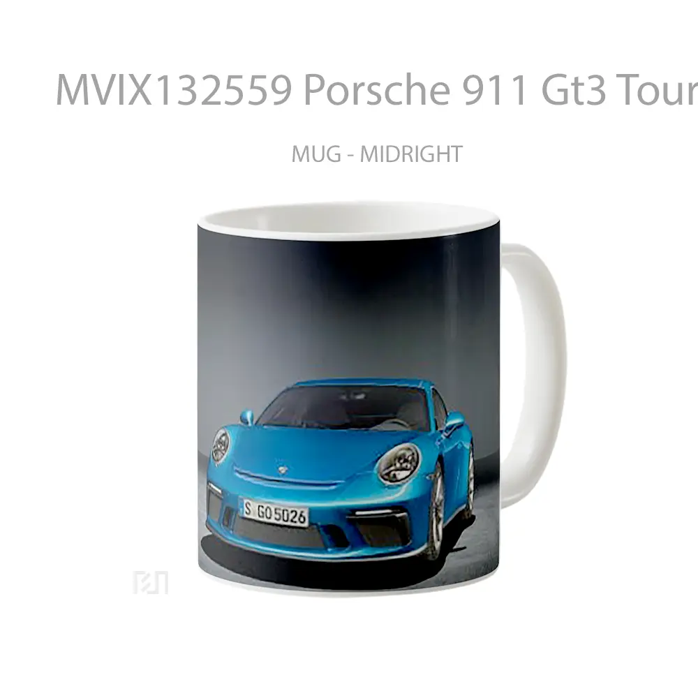 Mug Porsche 911 Gt3 Touring Cangkir Mobil - All-side / Desain