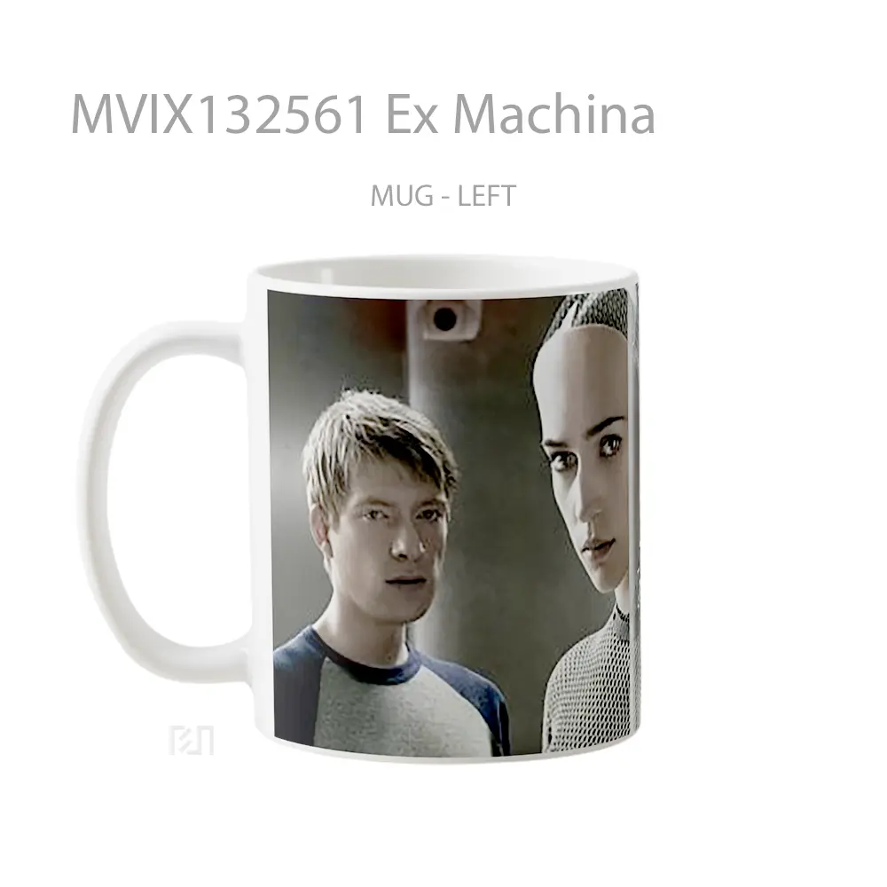 Mug Ex Machina Gelas Keramik Unik - All-side / Desain