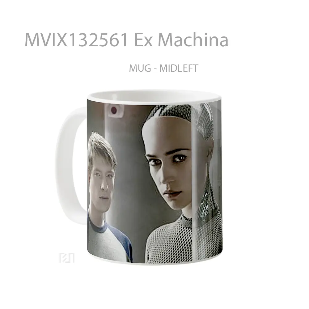 Mug Ex Machina Gelas Keramik Unik - All-side / Desain