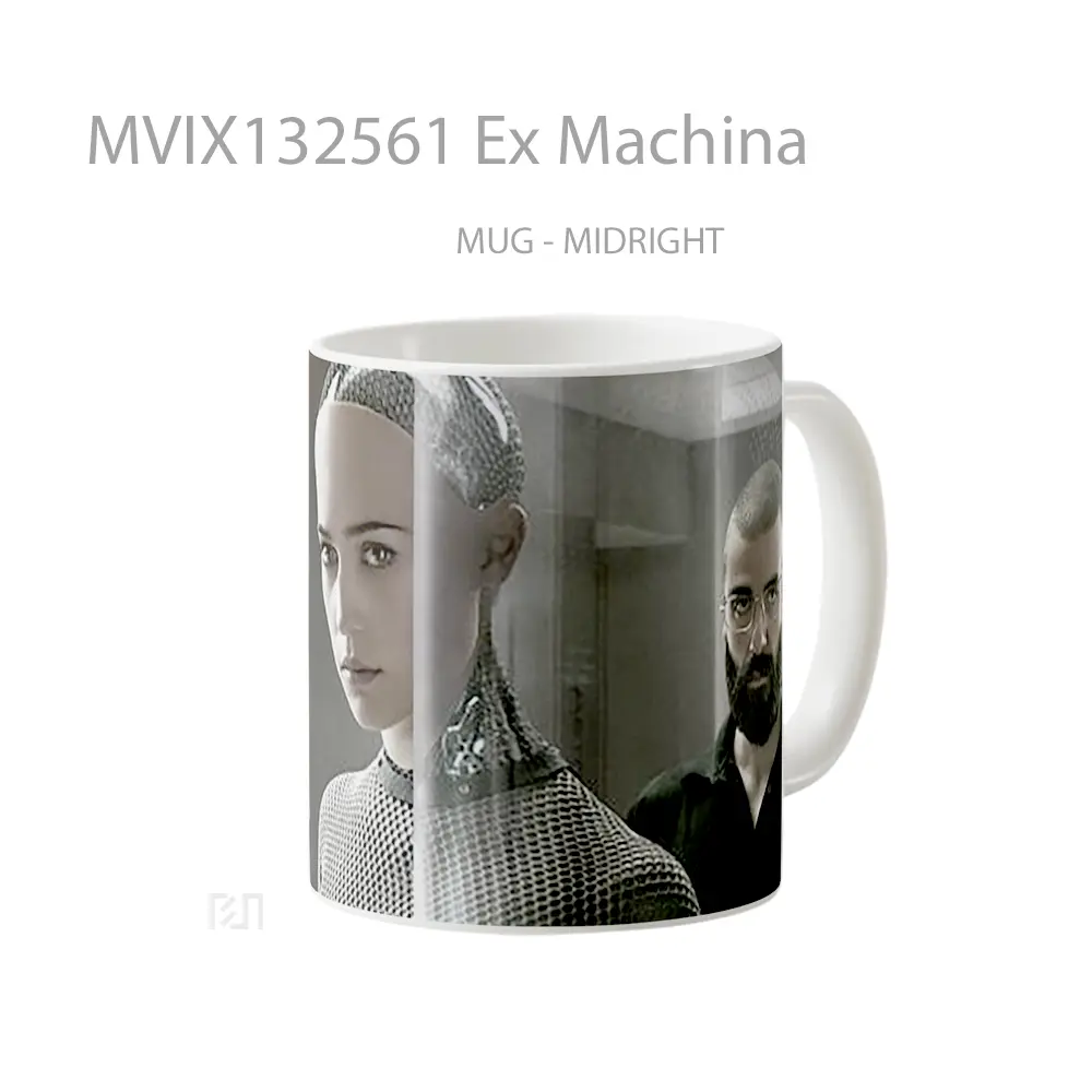 Mug Ex Machina Gelas Keramik Unik - All-side / Desain