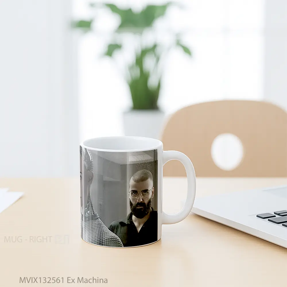Mug Ex Machina Gelas Keramik Unik - All-side / Desain