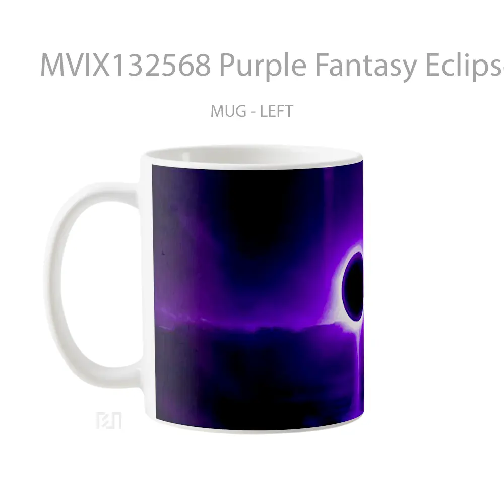 Mug Purple Fantasy Eclipse Gelas Fantasi - All-side / Desain