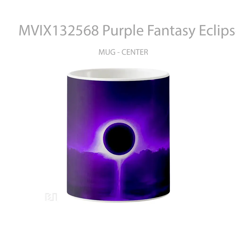 Mug Purple Fantasy Eclipse Gelas Fantasi