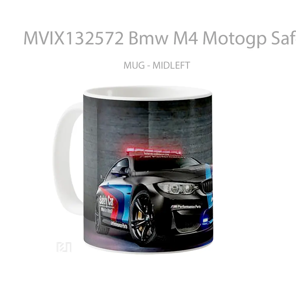 Mug Bmw M4 Motogp Safety Car Cangkir Mobil - All-side / Desain