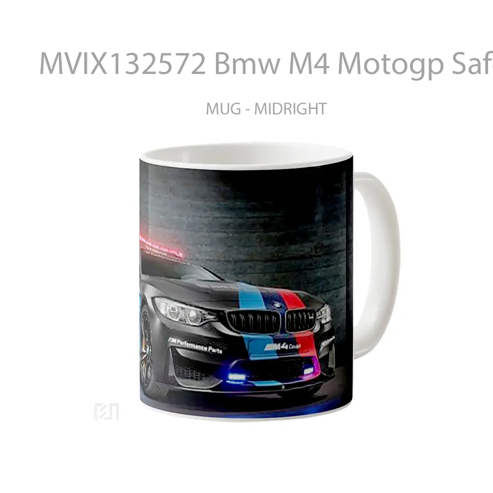 Mug Bmw M4 Motogp Safety Car Cangkir Mobil - All-side / Desain