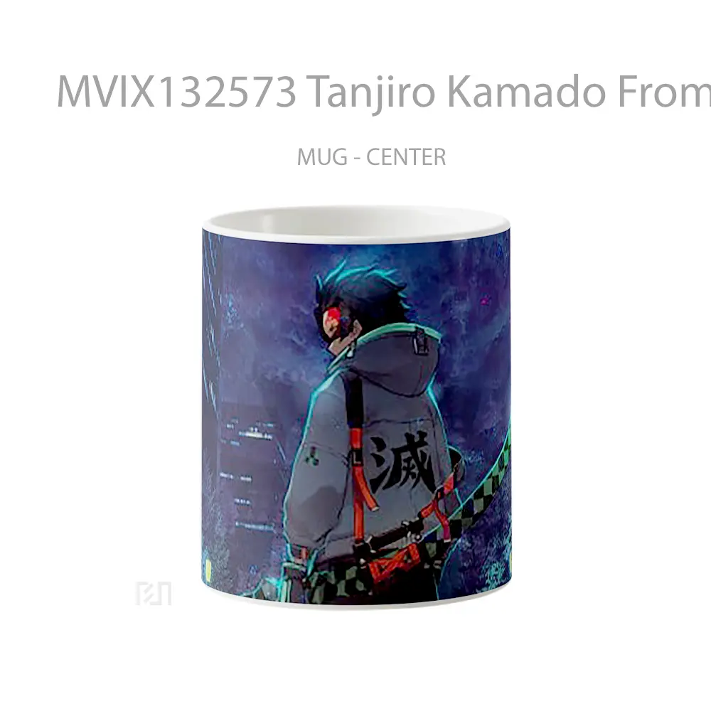Mug Tanjiro Kamado From Demon Slayer V3 Cangkir Anime